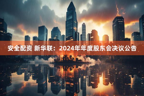 安全配资 新华联：2024年年度股东会决议公告